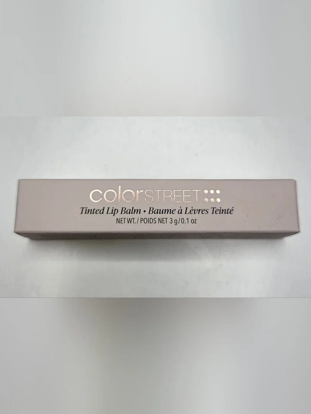 Color Street Pink Tinted Lip Balm With Hydrating pH-Sensitive Peptides 0.1 oz